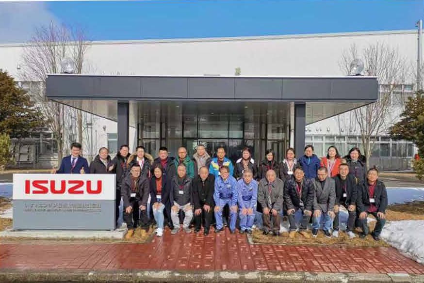 OTTO был приглашен на завод Isuzu в Японии
